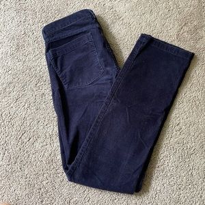 J crew size 27 womens navy corduroy pants